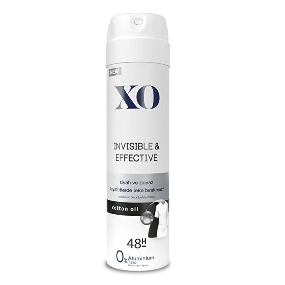 XO Deodorant 150ML Women-Kadın Invisible & Effective (4 Lü Set)