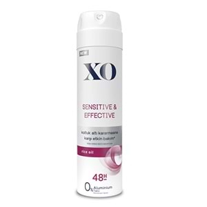 XO Deodorant 150ML Women-Kadın Sensitive & Effective (3 Lü Set)