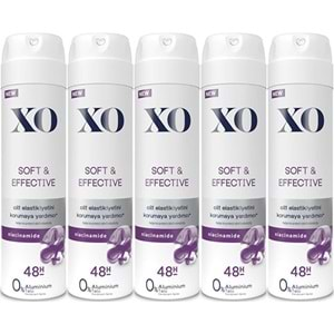 XO Deodorant 150ML Women-Kadın Soft & Effective (5 Li Set)