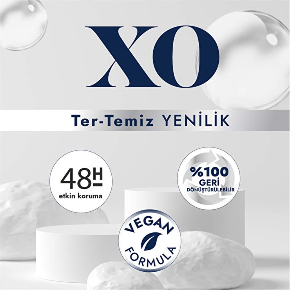 XO Deodorant 150ML Men-Erkek Extreme & Protect (5 Li Set)