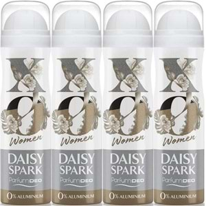 XO Deodorant 150ML Women-Kadın Daisy Spark (4 Lü Set)