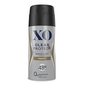 XO Deodorant 150ML Men-Erkek Clear & Protect (6 Lı Set)