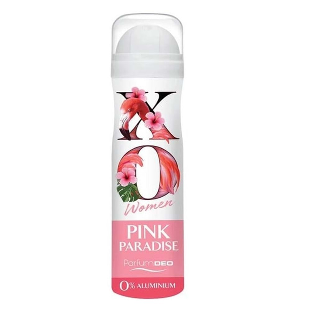 XO Deodorant 150ML Women-Kadın Pink Paradise (6 Lı Set)