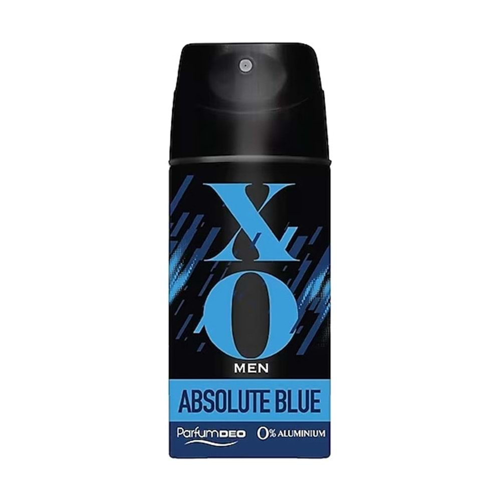 XO Deodorant 150ML Men-Erkek Absolute Blue (4 Lü Set)